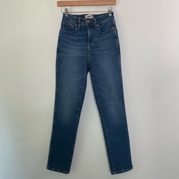 NWOT Madewell Curvy Stovepipe Jeans‎ Pendleton Wash Size 26 NN571 - Picture 3 of 10